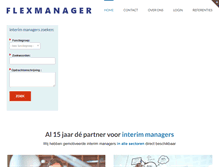 Tablet Screenshot of flexmanager.nl